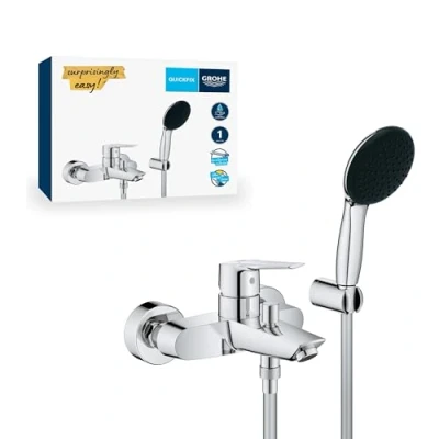Afbeelding van GROHE 25283002 Start OHM bad exp +show.set eengreeps batterij, 1/2&quot;, chroom