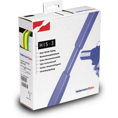 Afbeelding van HellermannTyton 308 31807 Krimpkous zonder lijm Groen, Geel 18 mm 6 Krimpverhouding:3:1 4 m