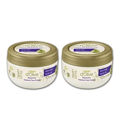Afbeelding van 2x Dalan d&#039;Olive intensieve crème 150 ml blik