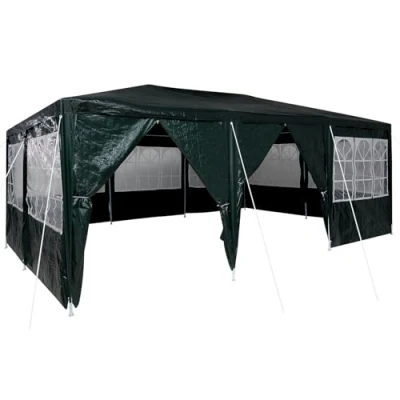 Afbeelding van vidaXL Partytent met 10 Zijwanden Groen 6x4 m PE