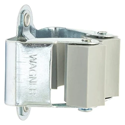 Afbeelding van WAGNER apparaathouder clip 52 x 38 mm, staal verzinkt, kunststof voor apparaten Ø max. 3 cm, draagvermogen tot 2 kg 15204501
