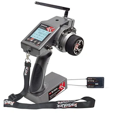 Afbeelding van Radiolink RC6GS V3 Nieuwe 7 kanaals RC zender en gyro ontvanger R7FG, RSSI/Voltage Telemetry, 2.4Ghz Surface Remote Radio Controller voor Crawler, Drifting, Bash, Buggy Cars Boats