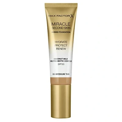 Afbeelding van Max Factor Miracle Second Skin Foundation 08 Medium Tan Haibu by Kapperskorting.com