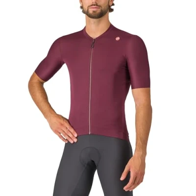Afbeelding van Castelli Espresso Jersey heren fietsshirt Deep Bordeaux