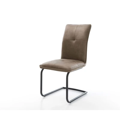 Afbeelding van sledemodel Maddy Flex rond zwart taupe vintage golfvering
