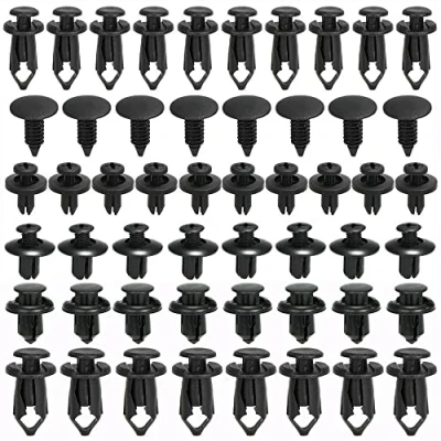 Afbeelding van bevestigingsclips, 190 stuks, autobumpers, deurbekleding, klemmen, bumpers, sierlijsten, set spatborden, bumpers met kunststof klinknagels, universele clips,