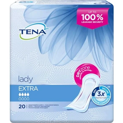 Afbeelding van Normaal Maandverband zonder vleugels Tena Discreet Extra 20 Stuks