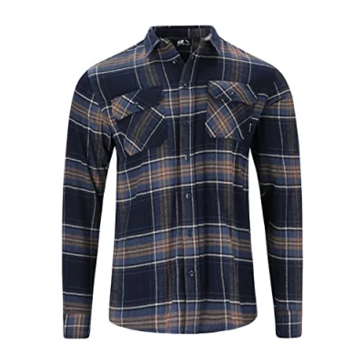 Afbeelding van Whistler Jamba KARO Wander Overhemd, Heren, Maat: 4XL, Dark denim