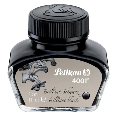 Afbeelding van Vulpeninkt Pelikan 4001 30ml briljant zwart