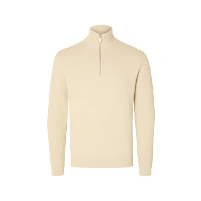 Afbeelding van Selected Homme Slhdane Trui, Heren, Maat: Large, Oatmeal