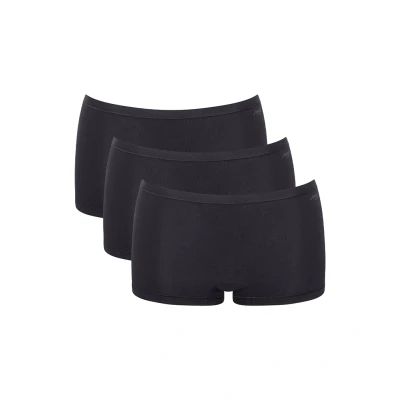 Afbeelding van sloggi GO Daily Cotton Short 3P Dames Onderbroek ZWART