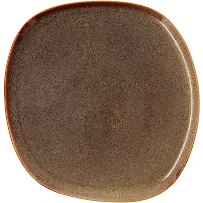 Afbeelding van Eetbord Bidasoa Ikonic Bruin Keramisch 26,5 x 25,7 1,5 cm (4 Stuks) (Pack 4x)
