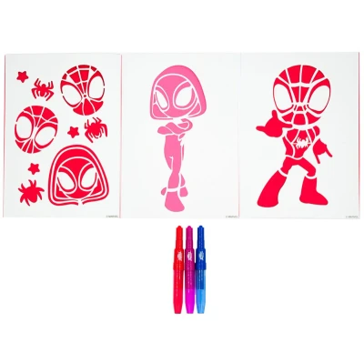 Afbeelding van Canenco Spidey Blaaspennen Set