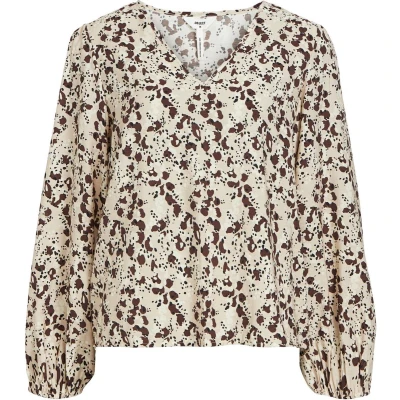 Afbeelding van OBJECT OBJLEONORA L/S V NECK Top NOOS Dames Maat 36