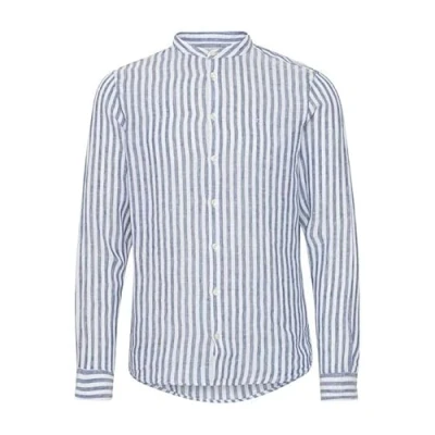 Afbeelding van CASUAL FRIDAY Anton LS CC Linnen Shirt hemd, 193923 / Navy Blazer, L, 193923/Navy L