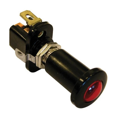 Afbeelding van Trekschakelaar rood met rode knopverlichting 810655