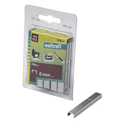 Afbeelding van Wolfcraft 7032100 Nieten met brede rug Type 53 5000 stuk(s) Afm. (l x b) 8 mm 11.2