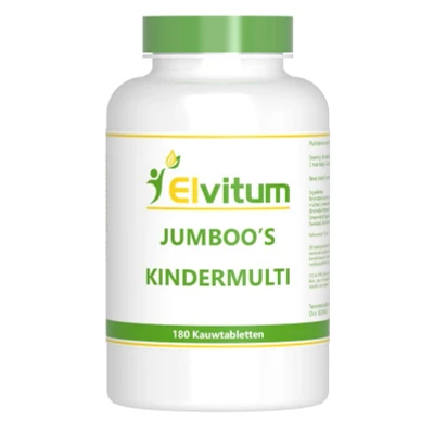 Afbeelding van Elvitum Jumboo&#039;s Kindermulti Tabletten 180TB