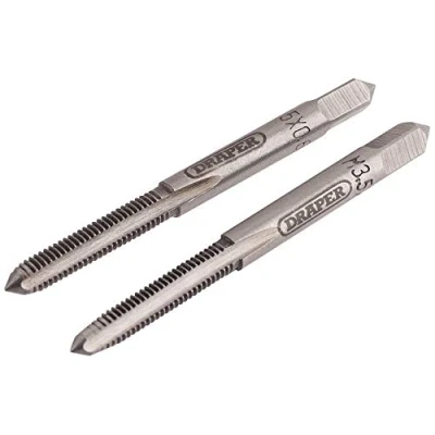 Afbeelding van Draper 83796 3,5 mm grove handkranen taper en stekker, blauw