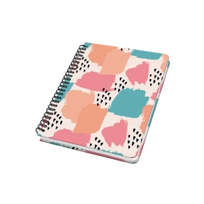 Afbeelding van Sigel spiraal notitieboek A5 Jolie hardcover 120 pagina&#039;s dots 100 grams papier Brush Marks SI JN610