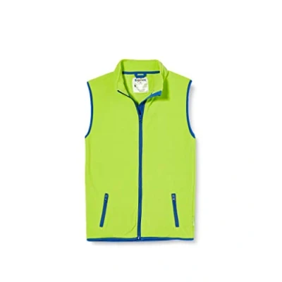 Afbeelding van Playshoes Uniseks fleece vest voor kinderen, kleurrijk afgezet