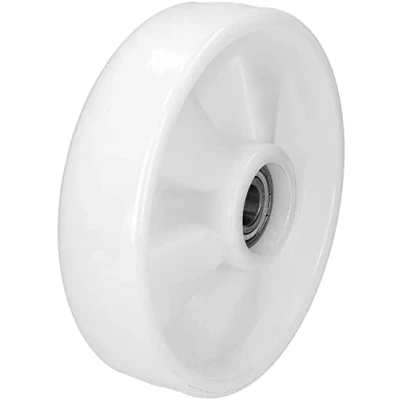 Afbeelding van WIKO Heavy Duty Castor Polyamide Wiel 200 mm tot 400 kg Transportwielen met kogellager Palletwagen Rol Pallet Fixer (17 asgat)