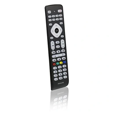 Afbeelding van Philips SRP2018/10 Universele afstandsbediening voor TV, 8 in 1, intelligente knop, IR codes tot 8000 codes, eenvoudige configuratie, zwart (gereviseerd)