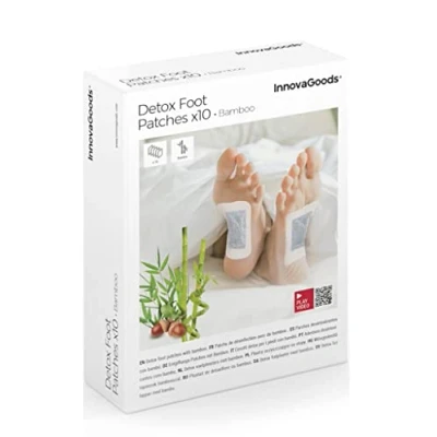 Afbeelding van Detox Patches voor Voeten Bamboo InnovaGoods 10 Stuks