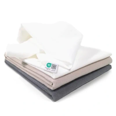 Afbeelding van MAKIAN Babydoekjes, 3 stuks, 80 x cm, mousseline, 100% katoen, Öko Tex Standard 100, grijs/grijs/grijs/wit/wit