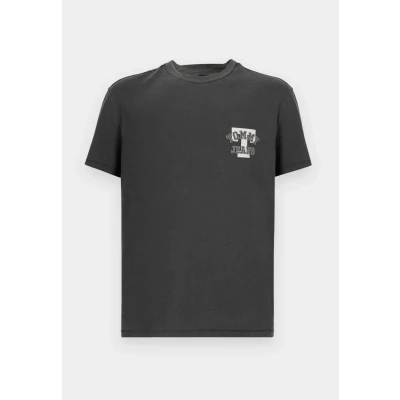 Afbeelding van Tommy Jeans Graphic TEE Tshirt print, Heren, Maat: 50, Black