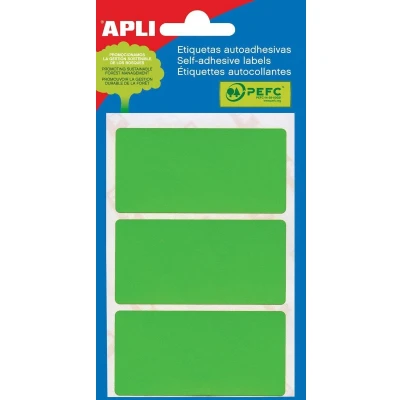 Afbeelding van Apli Gekleurde Etiketten In Etui Groen (2074) Etiket