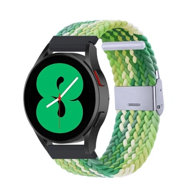 Afbeelding van Braided nylon bandje Groen / lichtgroen Xiaomi Mi Watch S1 Pro Active S2