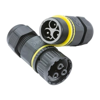 Afbeelding van Knightsbridge JB0011 stekker en bus kabelconnector 3 polig IP68 16A