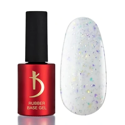 Afbeelding van k Professional Rubber Base Gel Coat Souffle Milky Lilac 7ml Onderlak Nagellak Gelnagels Melkachtig Paars UV