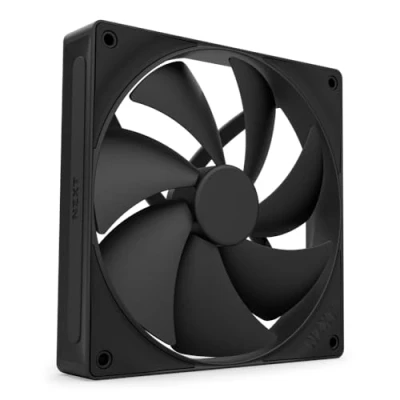 Afbeelding van NZXT F140P 140mm Statische Druk PC Ventilator Ideaal voor Radiatoren &amp; Koellichamen Hoge Achterschuin Inlaat Vloeistof Dynamische Lagers Geluidsarm PWM Zwart