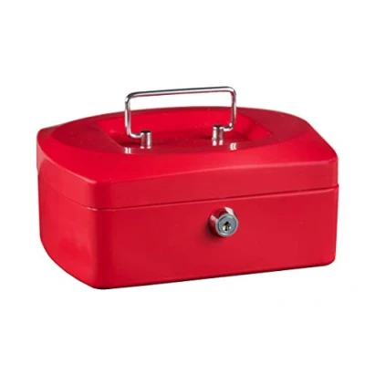 Afbeelding van Idena 50029 geldcassette 8&quot;, afmeting 205 x 160 90 mm, kleur rood, 1 stuk