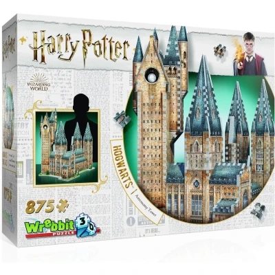 Afbeelding van Hogwarts Astronomy Tower Wrebbit 3D Puzzel Harry Potter 875 Stukjes
