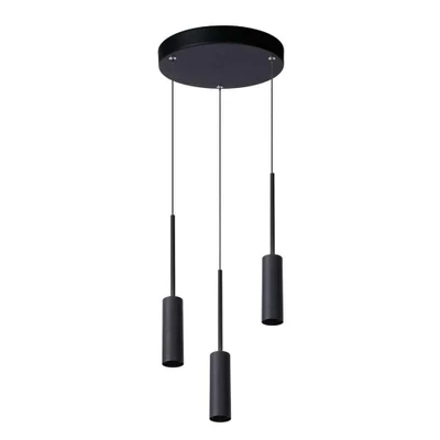 Afbeelding van Lucide TUBULE Hanglamp Ø 26 cm LED 3x7W 2700K Zwart