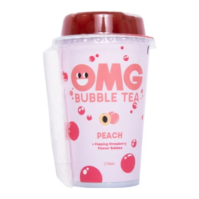 Afbeelding van OMG Bubble Tea Peach 10x270ml