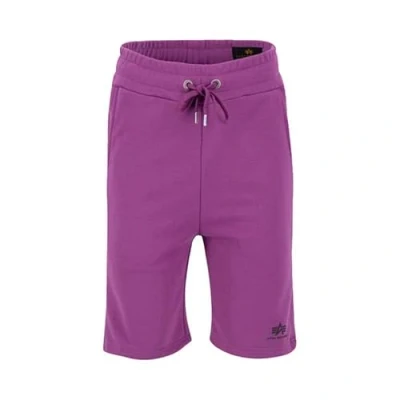 Afbeelding van Alpha Industries Basic SL Trainingsbroek, Heren, Maat: Large, Dark magenta