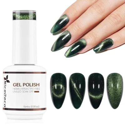 Afbeelding van Nicedeco Hema Free Cat Eye Gel Nagellak Semi Permanent Nail Polish 15ML Cruelty UV (316)