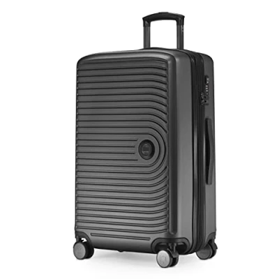 Afbeelding van HAUPTSTADTKOFFER Mitte Middelgrote koffer met harde schaal, TSA, 4 wielen, ruimbagage 8 cm volumevergroting, 68 cm, 88 L, Grafieten