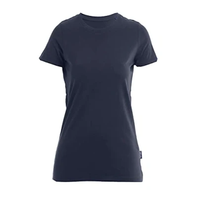 Afbeelding van Damesshirt &#039;Luxury Roundneck Tee&#039; met korte mouwen Navy XL
