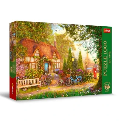 Afbeelding van Trefl 1000 Premium Plus Tea Time: Thatched Cottage_FSC Mix 70%.