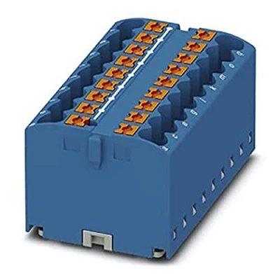 Afbeelding van Phoenix Contact PTFIX 18X2,5 BU 3273310 Verdeelblok Aantal polen: 18 0.14 mm² 2.5 Blauw 8 stuk(s)