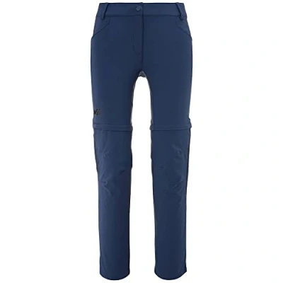 Afbeelding van Millet Trekker Stretch Zip Off Pant III M in shortvorm omvormbare broek ademend wandelen, trekking, lifestyle blauw