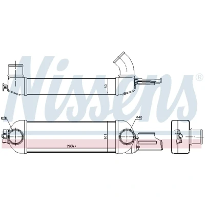 Afbeelding van Nissens Interkoeler 96179