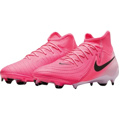 Afbeelding van Nike Performance Phantom LUNA 2 Academy FG/MG Voetbalschoenen met kunststof noppen, Maat: 46, Sunset pulse/black Kunststof/ textiel