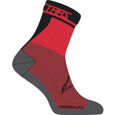Afbeelding van Alpinestars Winter Therm 17 Fietssokken, zwart rood, afmeting L voor man