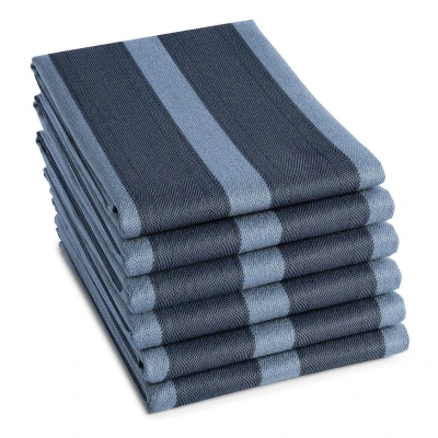 Afbeelding van Theedoek DDDDD Baxter Denim 60 x 65 cm (6 Delig)